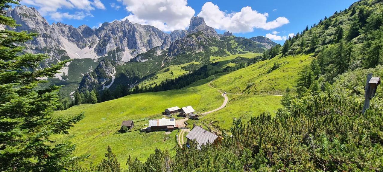 Alpenhaus Donnerkogel Apartment อันนาแบร์ อิม ลัมเมอร์ทาล ภายนอก รูปภาพ